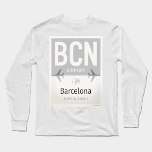 BCN airport Long Sleeve T-Shirt